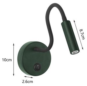 Brilagi - LED Flexibilní nástěnná lampa MAYA LED/3W/230V 4000K zelená