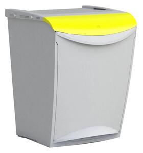 Denox Ekosystem odpadkový koš na tříděný odpad 25 l, žlutý - plast