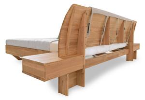 Manželská postel z masivu Livorno 160x200 včetně nočních stolků