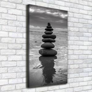 Vertikální Foto obraz na plátně Kamení na pláži ocv-82042722