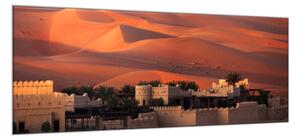 Obraz skleněný poušť Abu Dhabi - 100 x 150 cm