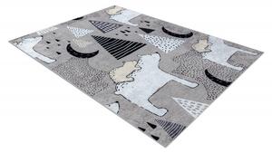 Dywany Łuszczów AKCE: 80x150 cm Dětský kusový koberec Junior 51974.802 Bears grey - 80x150 cm