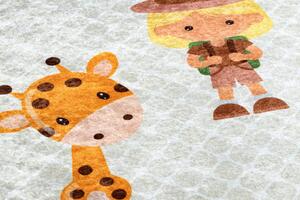 Dywany Łuszczów Dětský kusový koberec Junior 52104.801 Safari grey - 160x220 cm