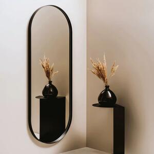 Nástěnné kovové zrcadlo Venezia Černá S