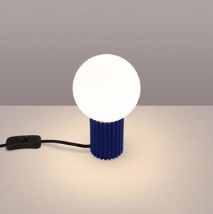 Sollux SL.1741 - Stolní lampa HALO 1xG9/8W/230V pr. 12 cm modrá