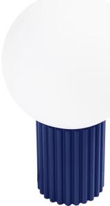 Sollux SL.1741 - Stolní lampa HALO 1xG9/8W/230V pr. 12 cm modrá