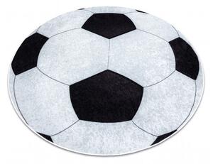 Dětský kusový koberec Junior 51553.802 Football-80x80 (průměr) kruh