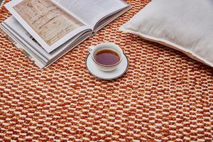 Diamond Carpets koberce Ručně vázaný kusový koberec Fire Agate DE 4619 Orange Mix ROZMĚR: 200x290