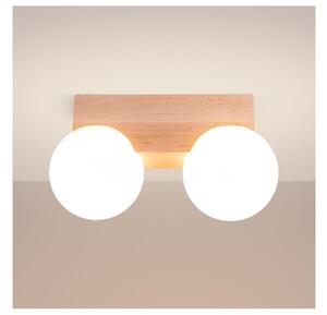 Sollux SL.1683 - Stropní svítidlo BULBO 2xG9/8W/230V buk/bílá