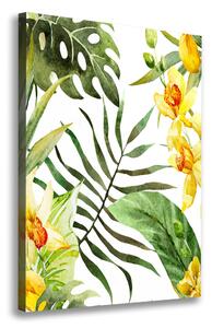Vertikální Foto obraz na plátně Tropické květiny ocv-82524281