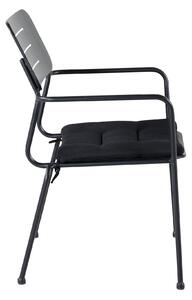 Jídelní židle Nicke, 2ks, černá
