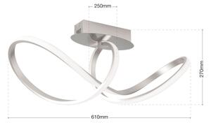Orion DL 7-694 - LED Stmívatelný přisazený lustr CIRCUS LED/30W/230V matný chrom