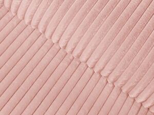 Biante Dekorační povlak na polštář Minky manšestr MKM-008 Pudrově růžový 50 x 60 cm