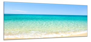 Obraz skleněný tropické moře - 30 x 60 cm