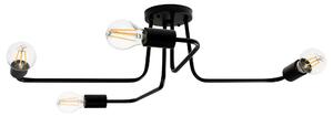 Toolight - Stropní lampa Agaro - černá - APP013-4CW