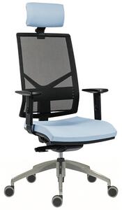 Kancelářská židle 1850 Syn Omnia Alu PDH Antares Barva: sv. modrá
