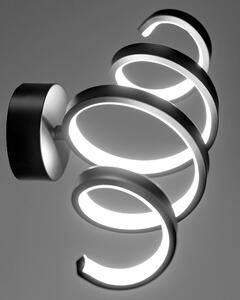 Toolight - Nástěnná lampa Spring LED - černá - APP826-W