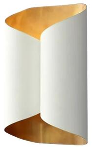 TOOLIGHT - Nástěnná lampa Tube - bílá zlatá - APP1056-1W