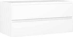 Mexen Orio, koupelnová skříňka 100 cm, 2 zásuvky, bílá matná, 91A10-10047-2-BFF01