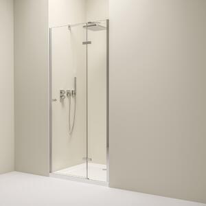 Erga Bern, 1-křídlé dělené sprchové dveře do otvoru 70x195 cm, 6mm čiré sklo, chromový profil, ERG-V02-BERN-D070-CR