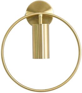 Toolight - Nástěnná lampa Ring - zlatá - APP922-1W