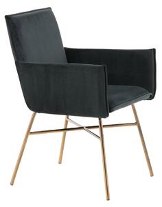 Jídelní židle Petra, černá, S57xD60xV87