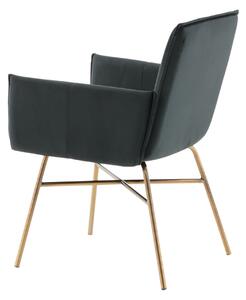 Jídelní židle Petra, černá, S57xD60xV87