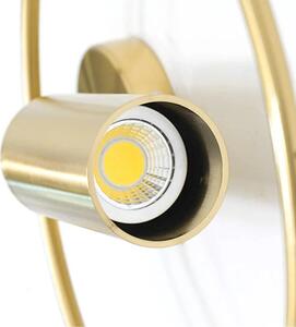 Toolight - Nástěnná lampa Ring - zlatá - APP922-1W