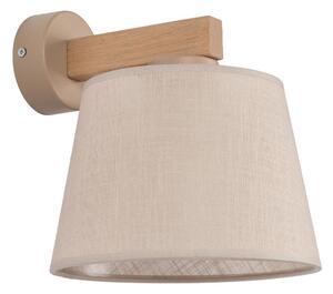Brilagi - Nástěnná lampa LATTE SABIA 1xE27/15W/230V borovice/béžová