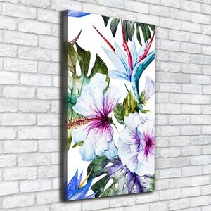 Vertikální Foto obraz na plátně Havajské květiny ocv-83808650