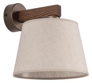 Brilagi - Nástěnná lampa LATTE 1xE27/15W/230V borovice/béžová