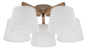 Brilagi - Přisazený lustr LATTE SABIA 5xE27/15W/230V borovice/bílá