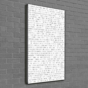 Vertikální Vertikální Foto obraz na plátně do obýváku Binární kód ocv-83956134
