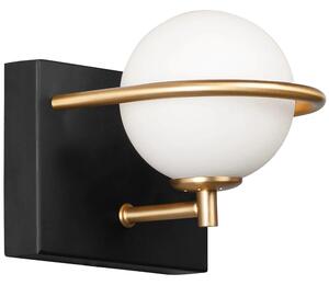 Toolight - Nástěnná lampa Sphera - černá/zlatá - APP1220-1W