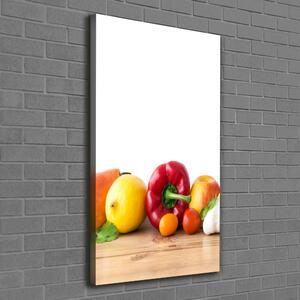 Vertikální Foto obraz na plátně Ovoce a zelenina ocv-83957885