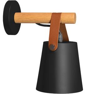 Toolight - Nástěnná lampa Scandi - černá - APP466-1W
