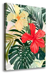 Vertikální Foto obraz na plátně Havajské květiny ocv-84089036