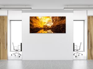Obraz skleněný Cueva de los Verdes v Lanzarote - 30 x 60 cm