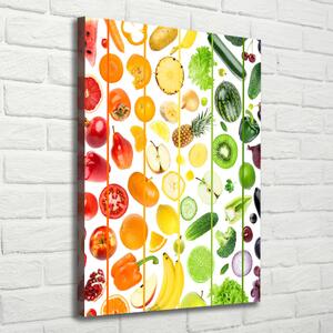 Vertikální Foto obraz na plátně Ovoce a zelenina ocv-84954572