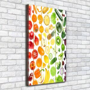 Vertikální Foto obraz na plátně Ovoce a zelenina ocv-84954572