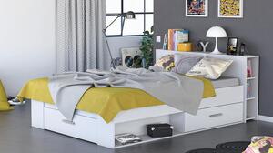 Multifunkční postel 160x200 POCKET bílá