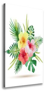 Vertikální Foto obraz na plátně Havajské květiny ocv-85139888
