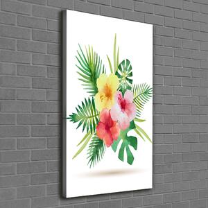 Vertikální Foto obraz na plátně Havajské květiny ocv-85139888