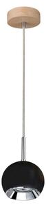 Spot-Light 5143174 - LED Lustr na lanku BALL WOOD 1xGU10/5W/230V matný dub