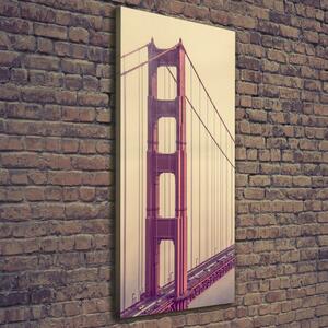 Vertikální Foto obraz na plátně Most San Francisco ocv-85695619
