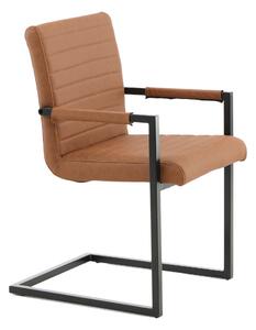 Jídelní židle Art, 2ks, hnědá, S54xD63xV88