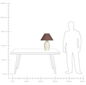 Keramická stolní lampa béžová RODEIRO