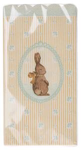 Velikonoční papírové ubrousky Bunny - 16 ks