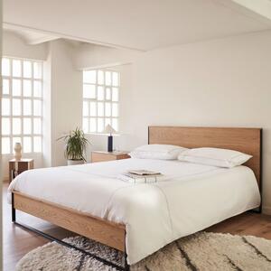 Dubová dvoulůžková postel Kave Home Taiana 160 x 200 cm