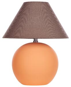 Keramická stolní lampa oranžová LIMIA